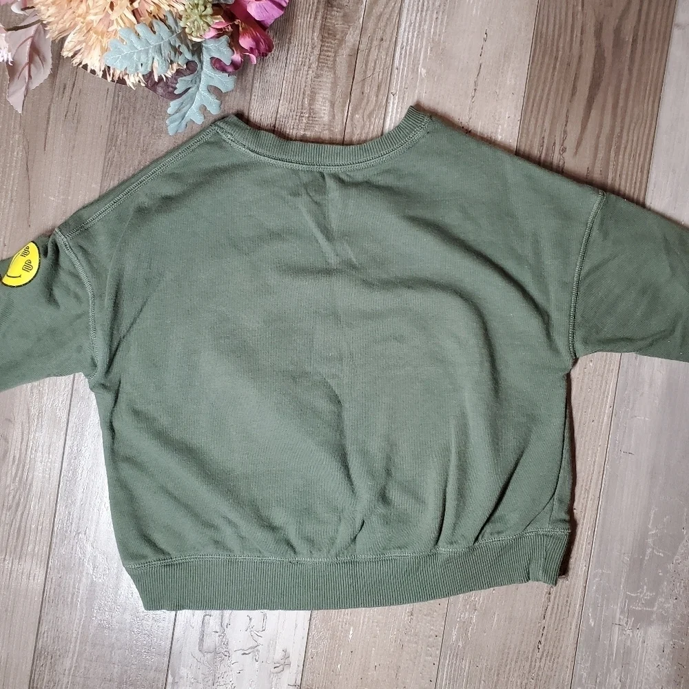 Justice Girls J-Sport Easy Sweatshirt Size 5/6 XS Olivia Grey NWOT